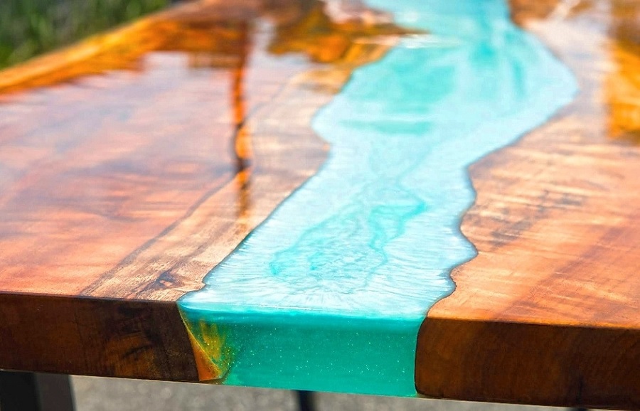 A Synthetic Resin That Is Utilized in a Variety of Applications – Epoxy Wood Resin Table