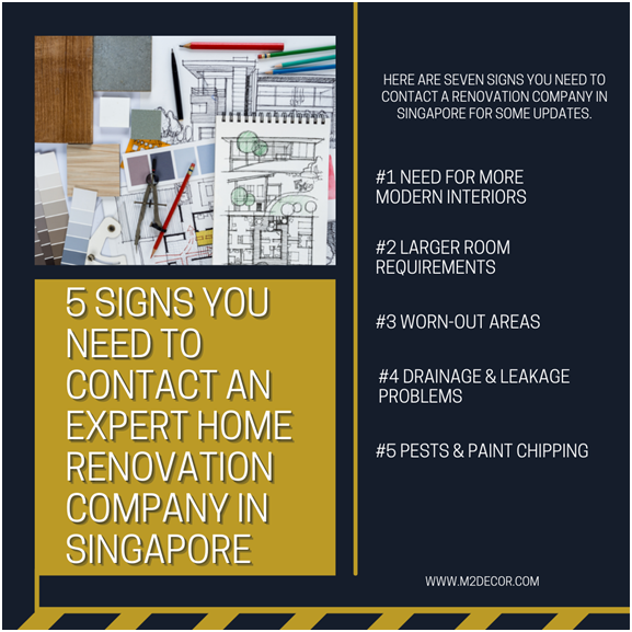 5 Signs You Need to Contact an Expert Home Renovation Company in Singapore