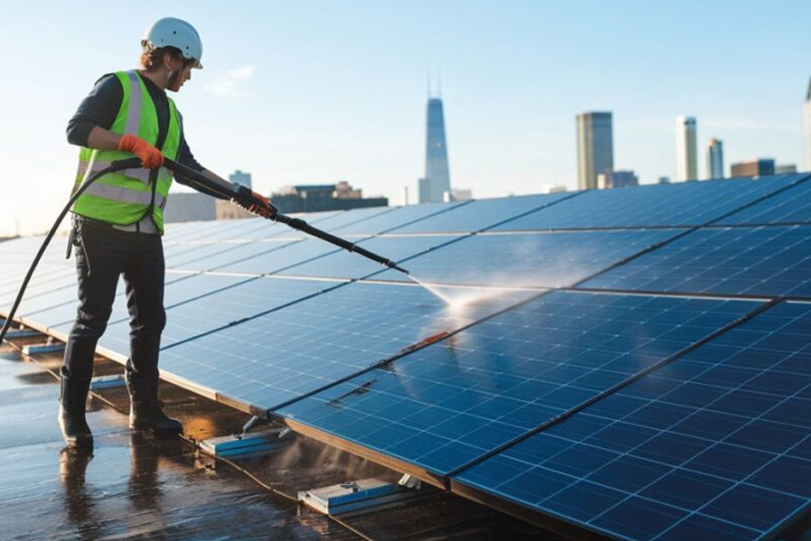 Superior Pressure Washing Services in Fresno Solar Panels Mobile Homes and Homes